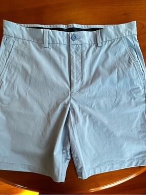 Vineyard Vines Light Blue Flat-Front Chino Shorts